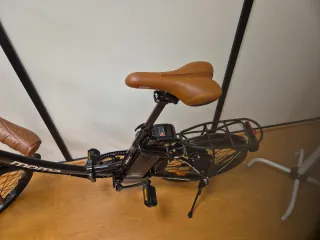 Bicicleta Eléctrica Plegable Negra