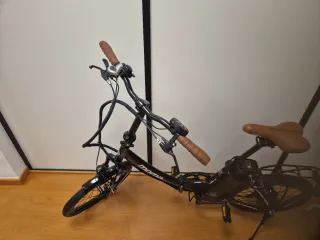 Bicicleta Eléctrica Plegable Negra