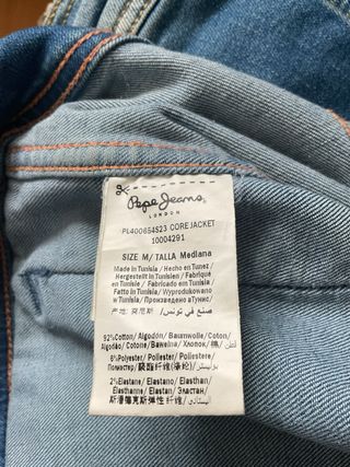Chaqueta Vaquera Pepe Jeans Azul