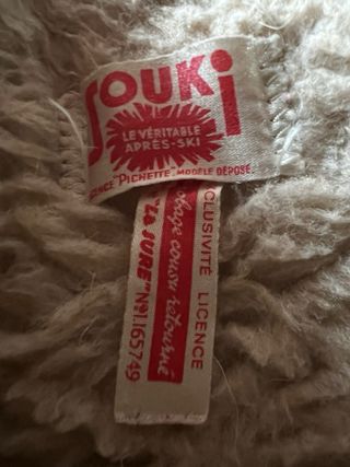 Botas de nieve vintage de pelo