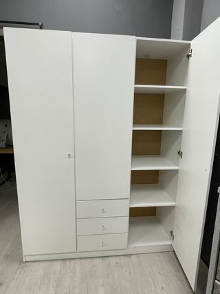 Armario 3 puertas y 3 cajones