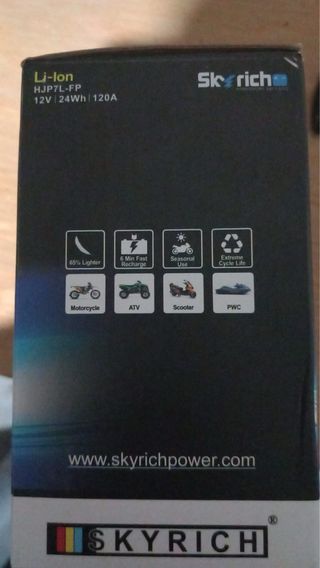 Batería Litio Ion Skyrich HJP7L-FP Moto