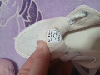 Tenis blancos niña talla 35