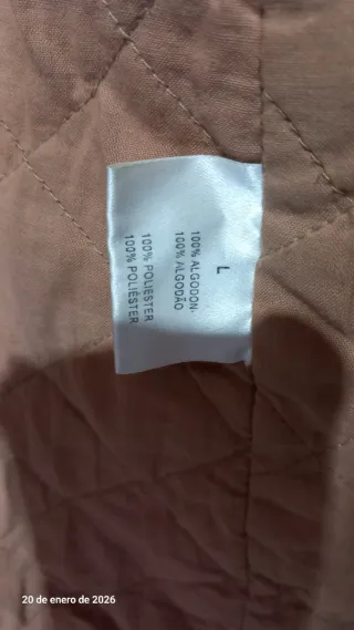 Abrigo largo beige mujer