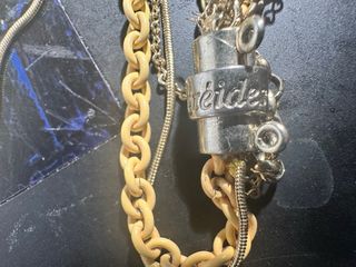 Collar Nereides Plata y Amarillo