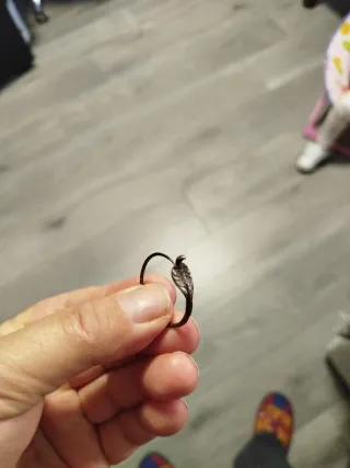 Pendientes de plata época medieval o anterior