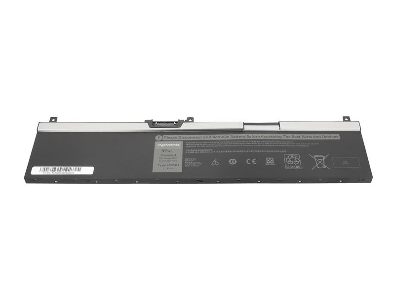 Movano Batería para Dell Precision 7530, 7540, 7730 - NYFJH / 11.4V 8500 mAh afbeelding 3
