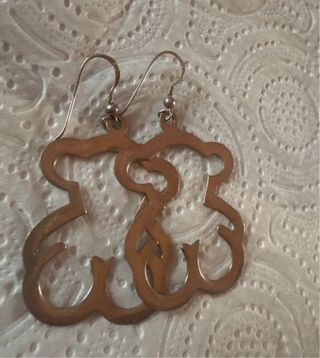 Hermosos Pendientes Tous Plata