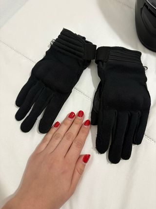 Casco Scorpion Exo 491 West Negro + guantes Hels