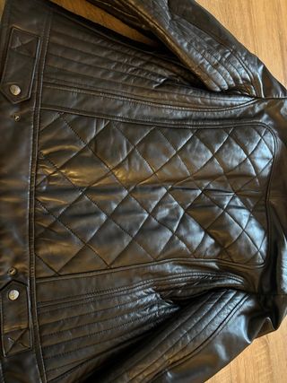 Chaqueta Geox Piel Marrón Mujer