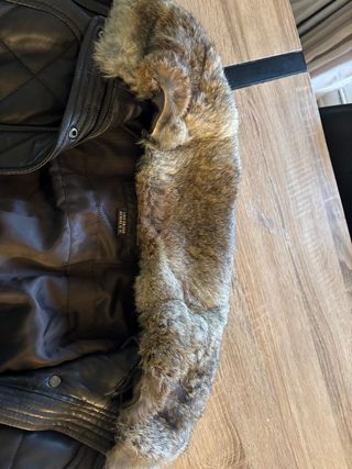 Chaqueta Geox Piel Marrón Mujer