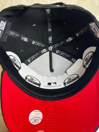 Gorra New Era 9Forty A Frame Negra/Rojo Los angele