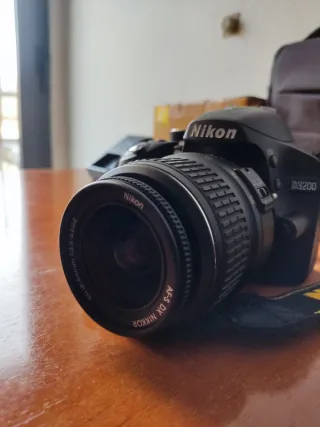 Cámara Nikon D3200 Negra como Nueva