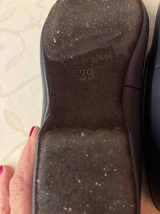 Zapatillas piel, Talla 39