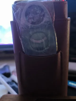 Humidificador puros, viajes y cenicero nogal