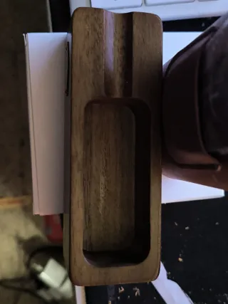 Humidificador puros, viajes y cenicero nogal