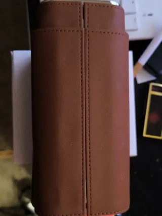 Humidificador puros, viajes y cenicero nogal