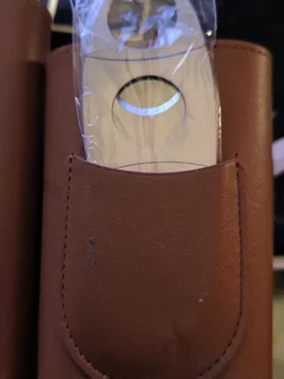 Humidificador puros, viajes y cenicero nogal