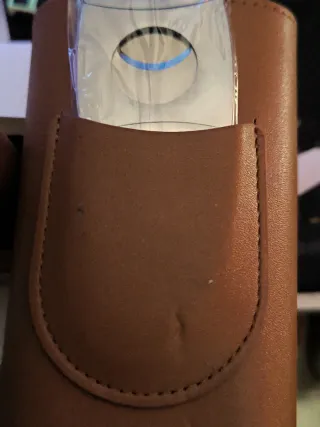 Humidificador puros, viajes y cenicero nogal