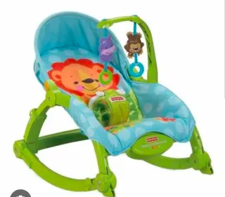 Mecedora Fisher-Price con juguetes