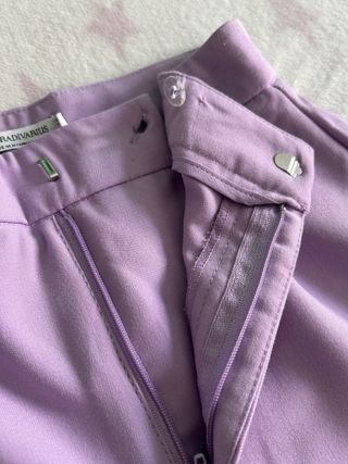 Pantalones de traje morados