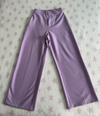 Pantalones de traje morados