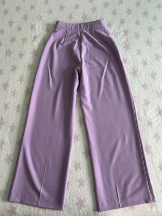 Pantalones de traje morados