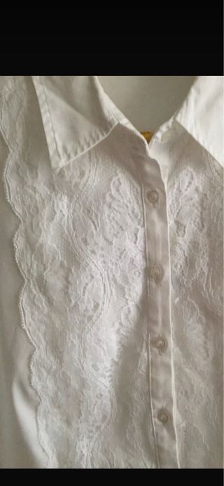 Blusa Blanca Pilar Prieto Bordada