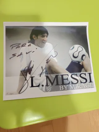 Autógrafo Lionel Messi Para S.V.