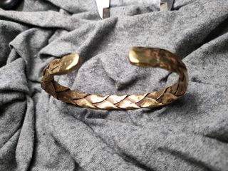 Bracciale ottone intrecciato
