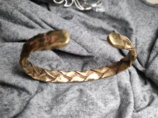 Bracciale ottone intrecciato