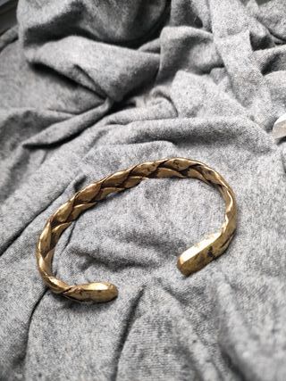 Bracciale ottone intrecciato