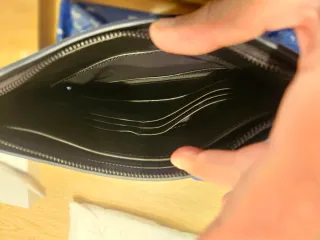 Cartera de piel camper