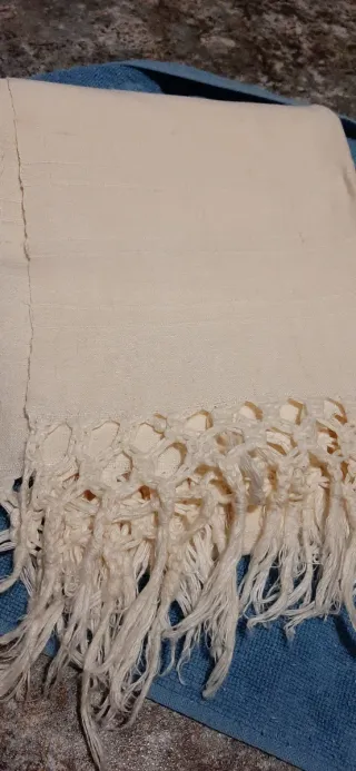 Asciugamano vintage tessuto col telaio