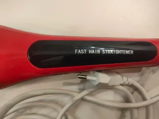 Cepillo Eléctrico Alisador Rojo