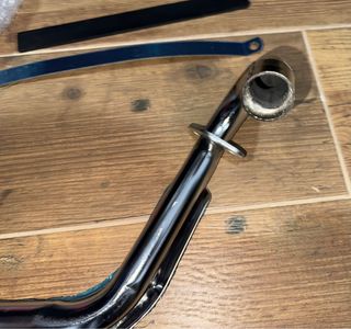 Tubo de escape y silenciador pit bike honda crf