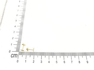 pendientes oro 18k con piedra