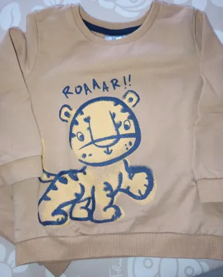 Set abbigliamento bimbo tigre