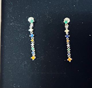 Pendientes Plata 925 Multicolor