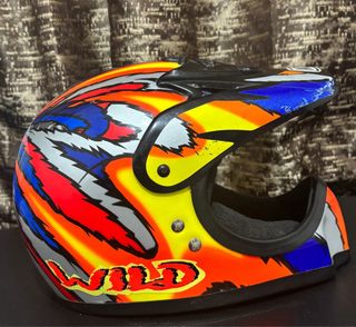 Casco Moto Cross Diseño Salvaje