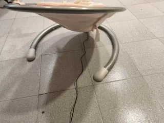 Hamaca Columpio Eléctrico Bebé Rosa