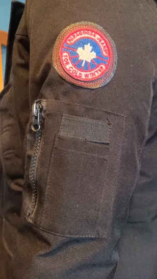 Chaqueta Paragoose acolchada negra