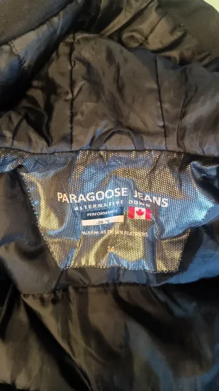 Chaqueta Paragoose acolchada negra