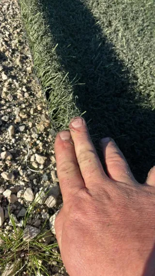 Césped reciclado campo fútbol