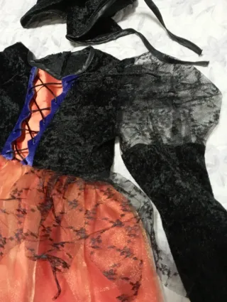 Disfraz de bruja para bebé