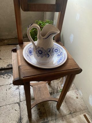 Palanganero vintage completo nuevo