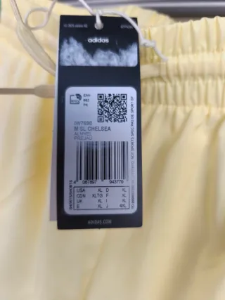 Pantalones cortos Adidas amarillos nuevos