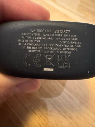 Auriculares Bluetooth Sony WF-1000XMA