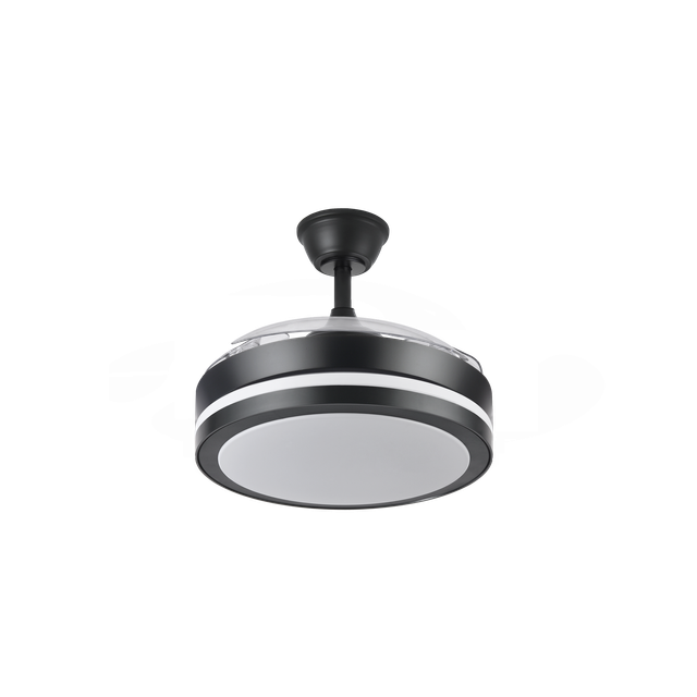 Ventilador Techo Retráctil Esparta Negro