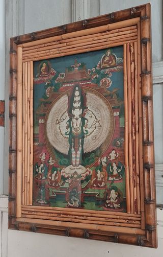 Thangka Tibetano de Avalokiteśvara